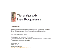 Tablet Screenshot of ineskoopmann.de